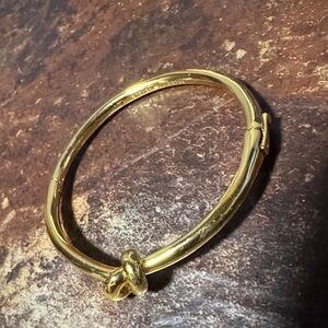Kate spade Gold Knot Bangle Bracelet - Women's Jewelry